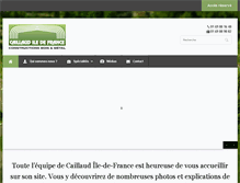 Tablet Screenshot of caillaudiledefrance.com